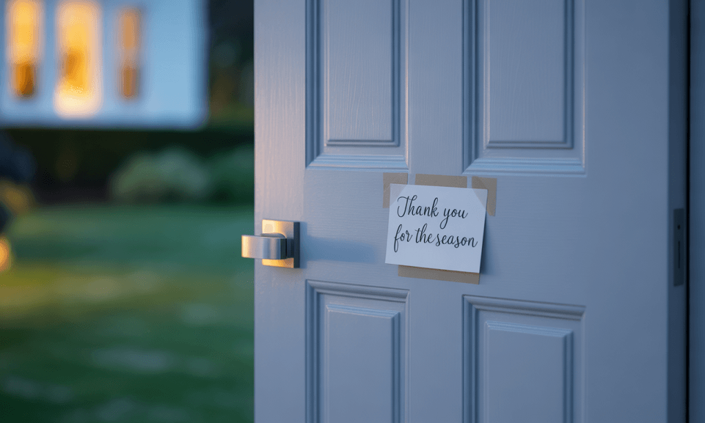 Close the door kindly-end the overstay without mortgaging your future.