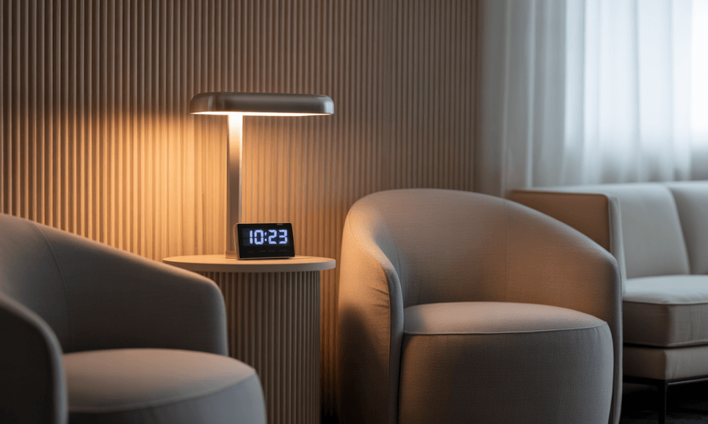 Warm, layered lighting that lowers defensiveness as part of emotional safety home design.