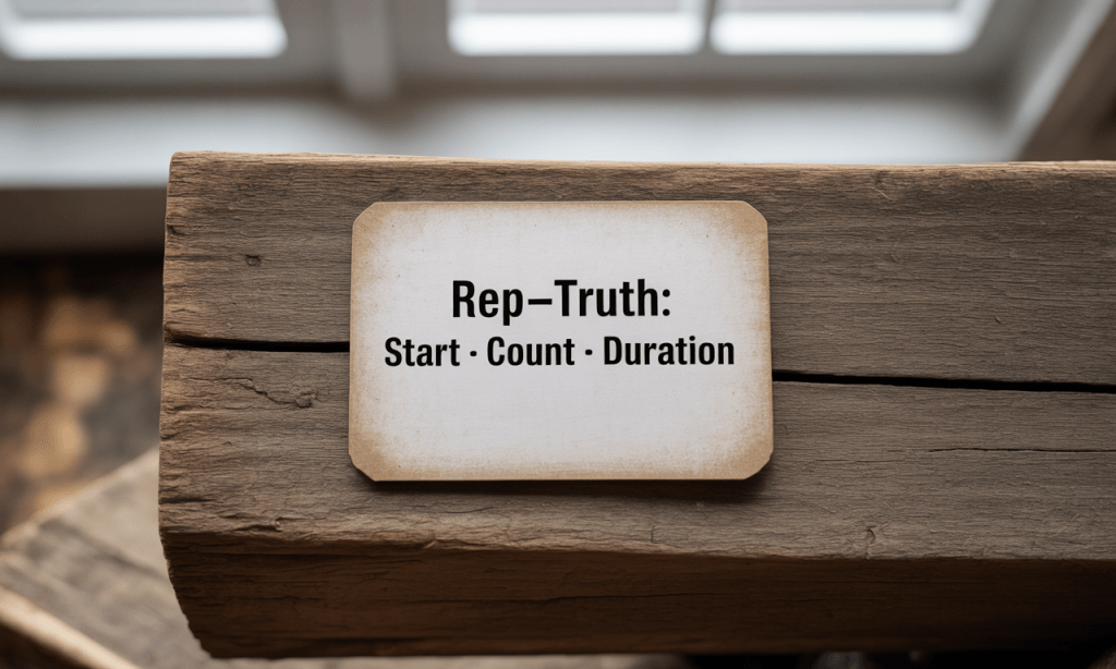 Small clarity card that aligns a consistency clock marriage with honest measurement.
