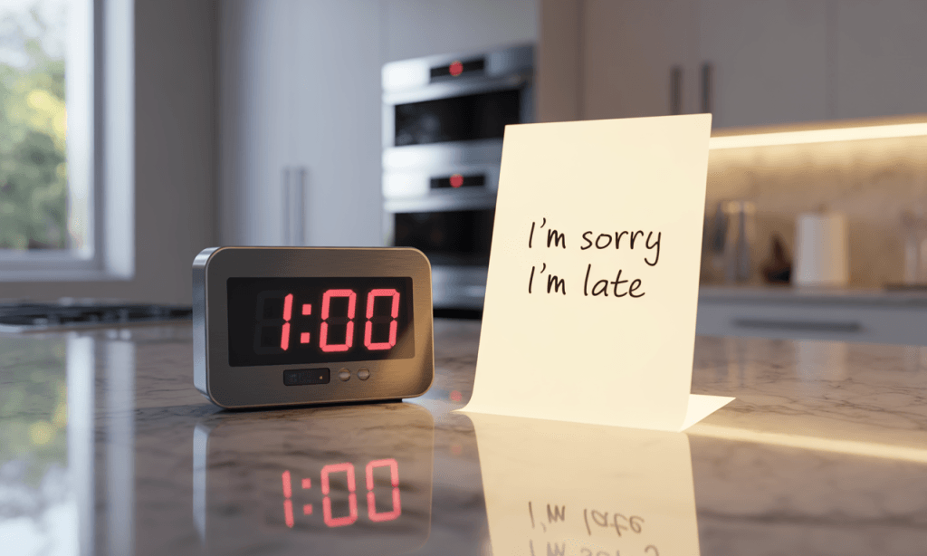 timer and script demonstrating quick ownership without taking on the other person’s part