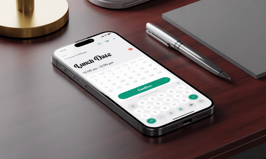 Three taps to booked-apps make gentle firsts effortless to schedule