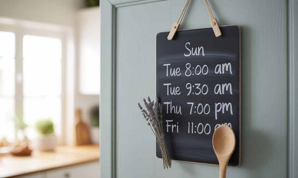 weekly reliability rhythm that builds trust through steady follow-through