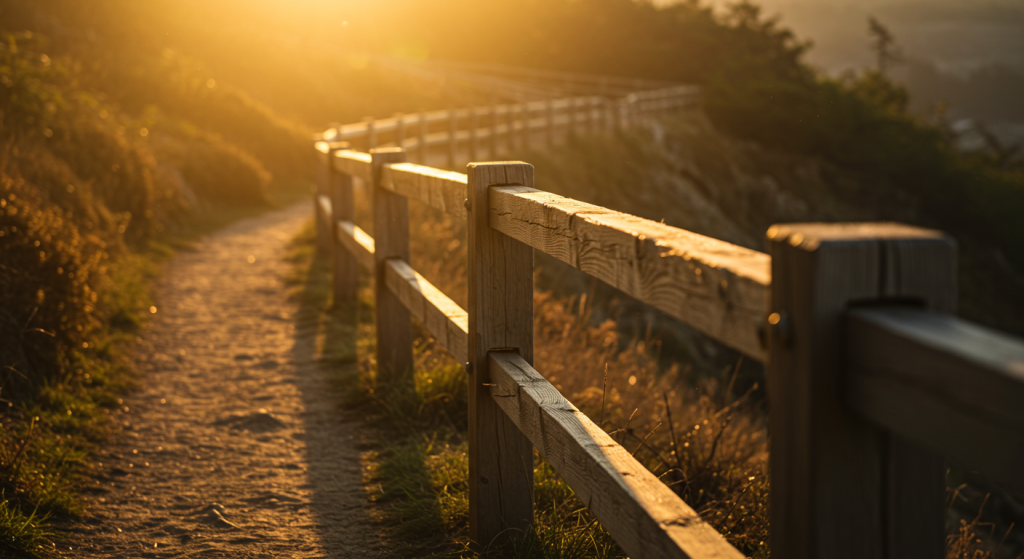 boundary guardrail symbolizing safety that enables closeness