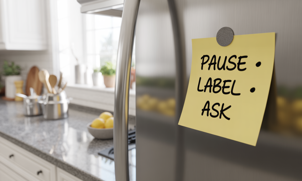 trigger to teacher reminder that turns defensiveness into a constructive next step