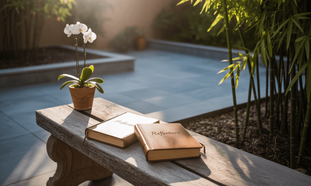 Quarterly reset with purpose-quiet space for reflection and shared identity