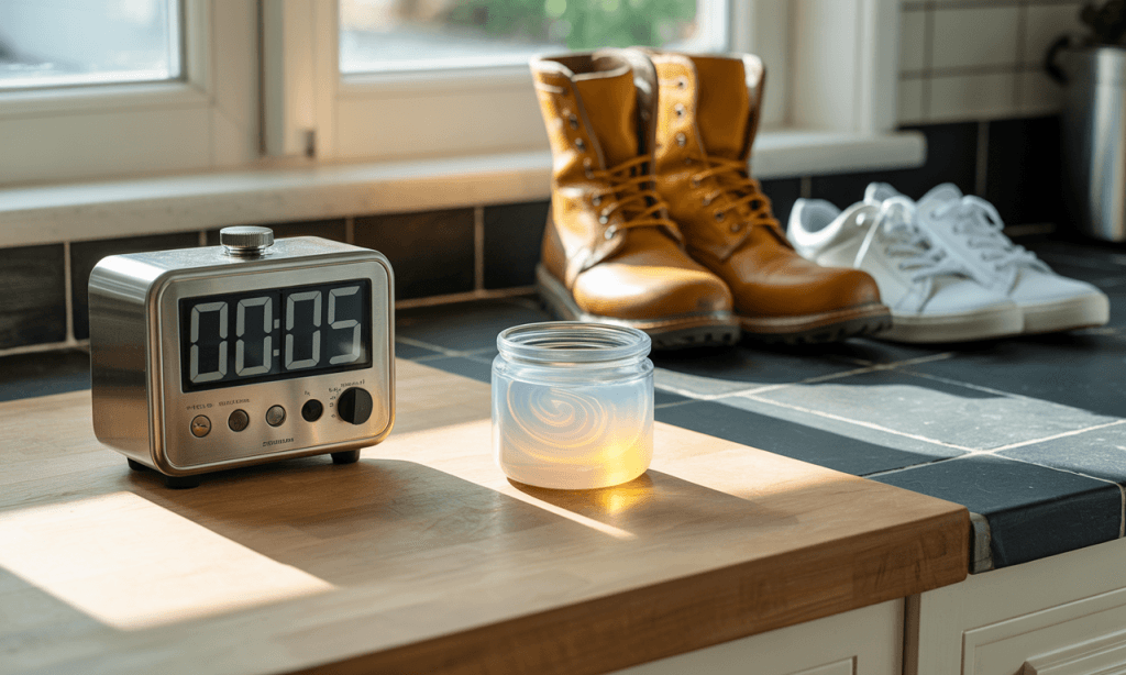 Home setup lowers friction and interrupts the We Never Script with easy cues