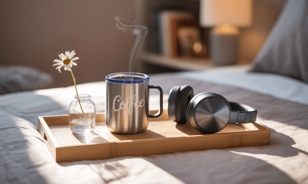 Care-friendly novelty-room garden and infusion playlist as accessible firsts