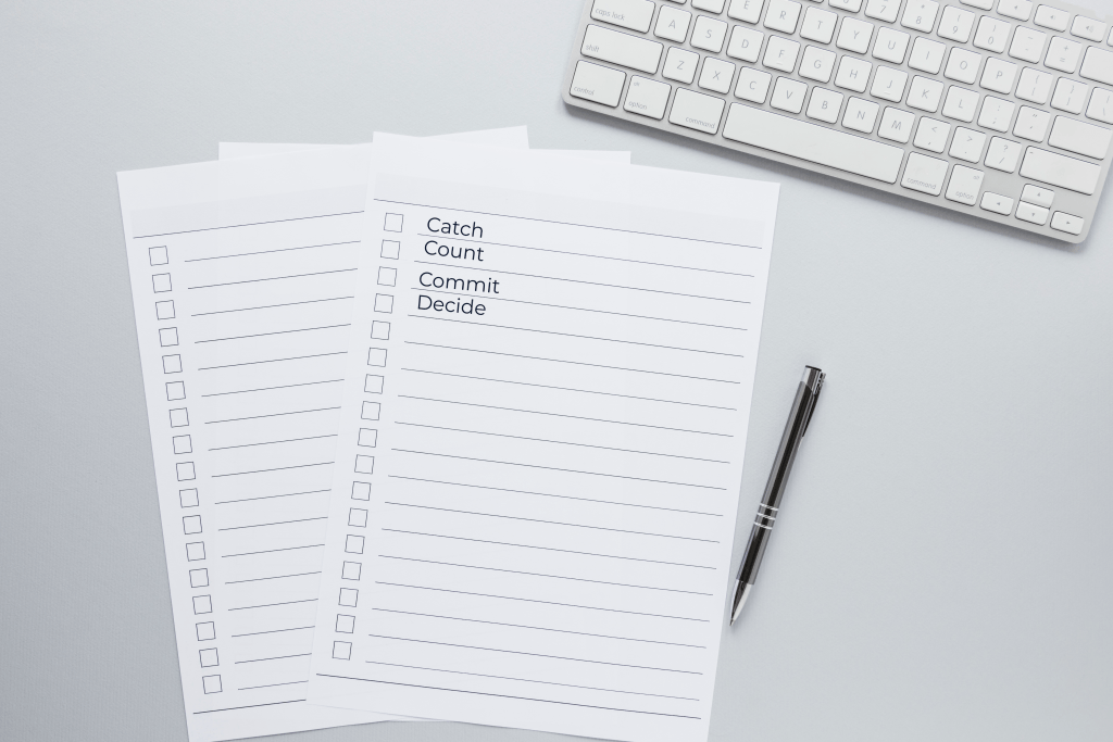 Weekly checklist helps couples practice the We Never Script reset step by step