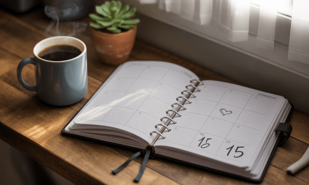 Simple weekly rhythm that maintains a safe space and steady connection.