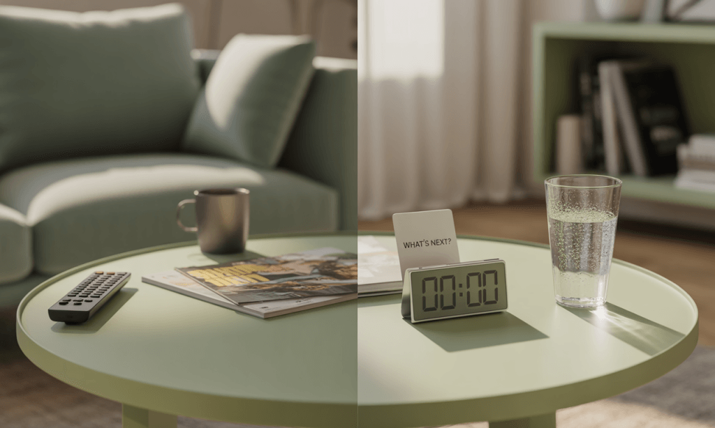 Environmental switch that makes effort easier than avoidance.