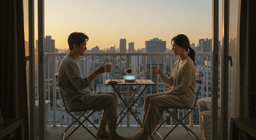 Caregiver-friendly novelty-balcony micro-date keeps the launchpad alive