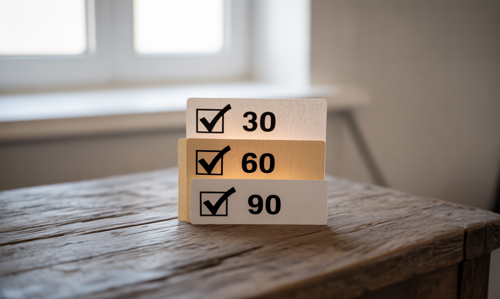 consistency clock milestones that show credibility building over time