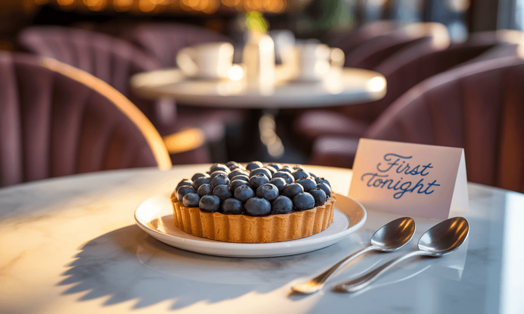 Low-Risk, High-Delight-gentle first-time experience with a shared dessert in a calm café