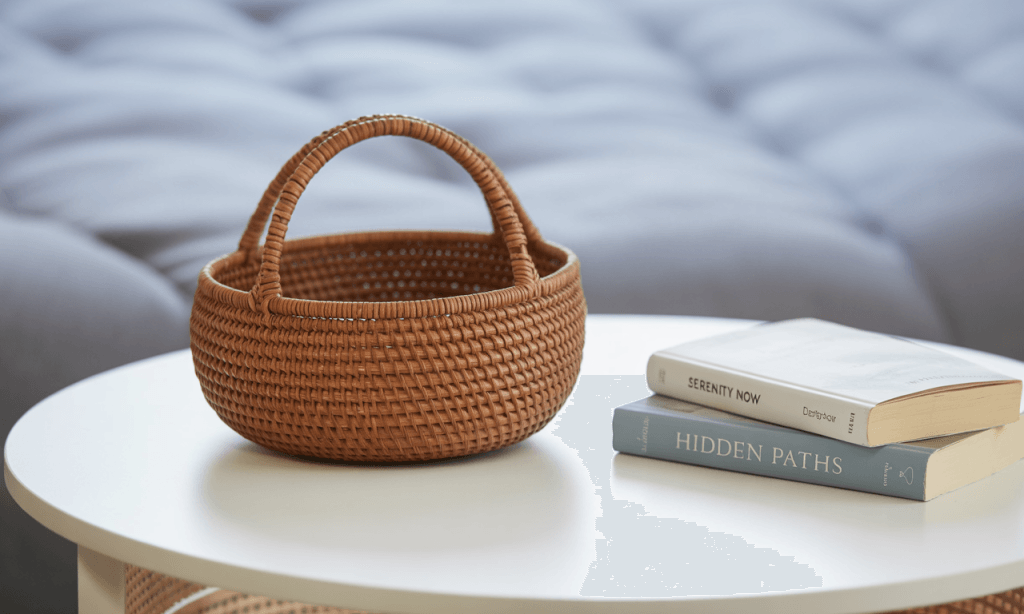 phone basket and calm lighting that make weekly proof easy to keep