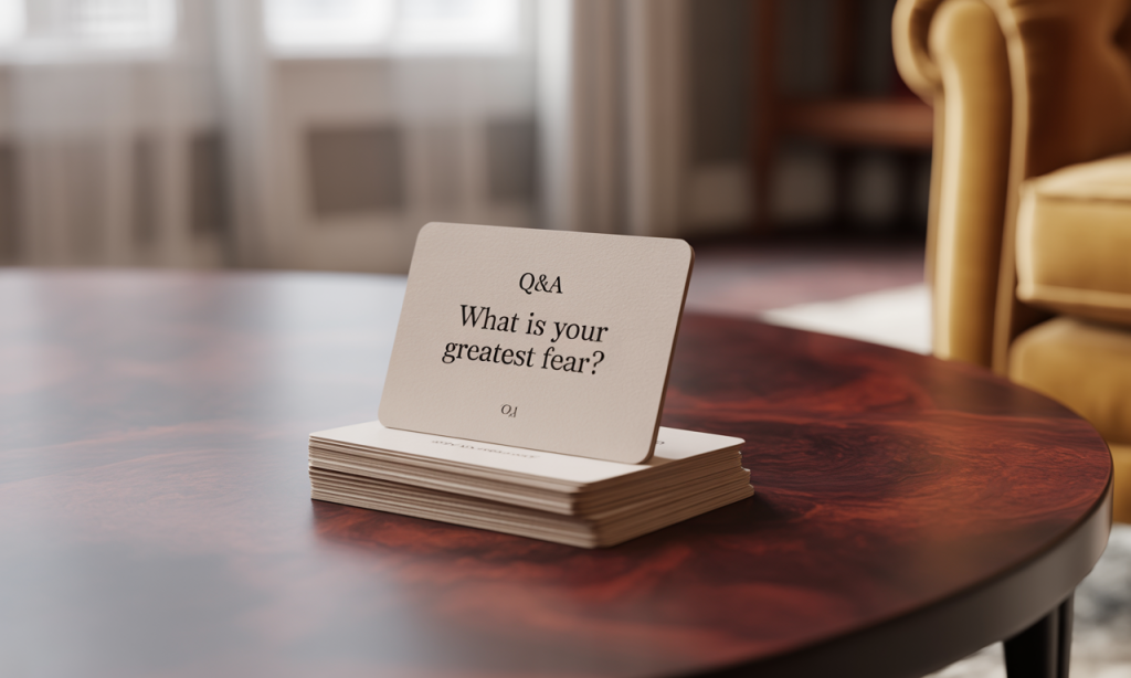 it takes one frequently asked questions card set for readers
