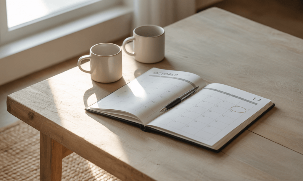 Set the Date-decisions don’t count until they’re on the calendar