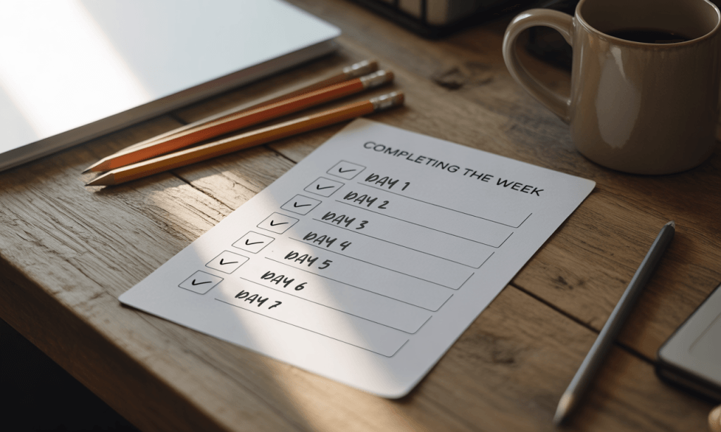 We Learn Fast 7-day starter challenge checklist for couples