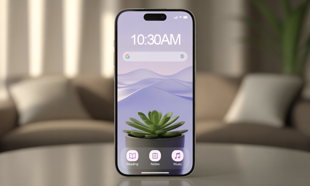 phone layout that makes better choices the easy default during a retrain your feed reset