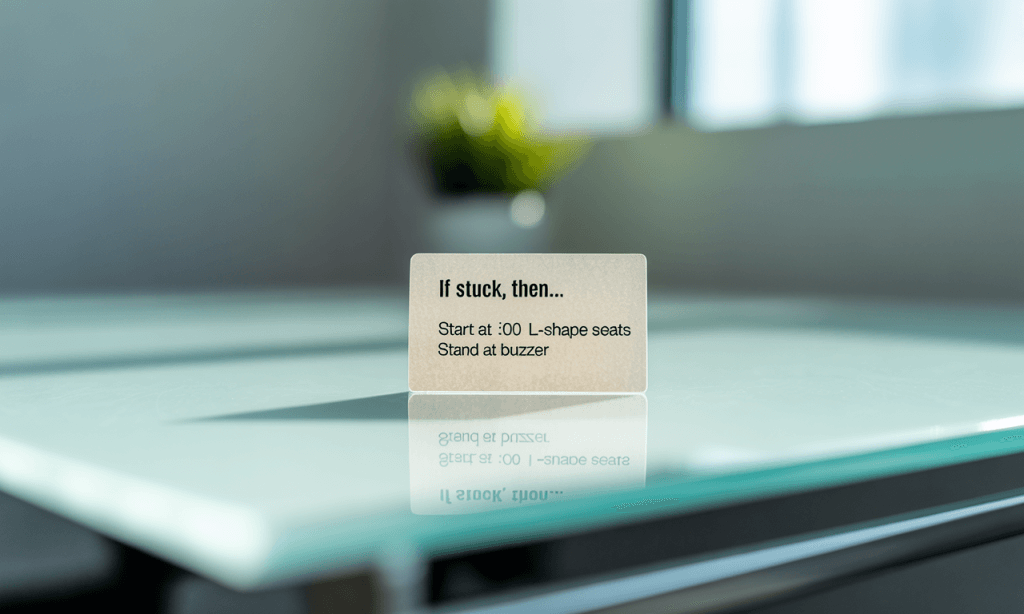 Quick reference card for troubleshooting emotional safety home design.