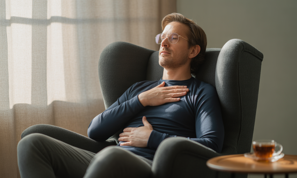non reactive leadership breath and posture reset to calm conflict