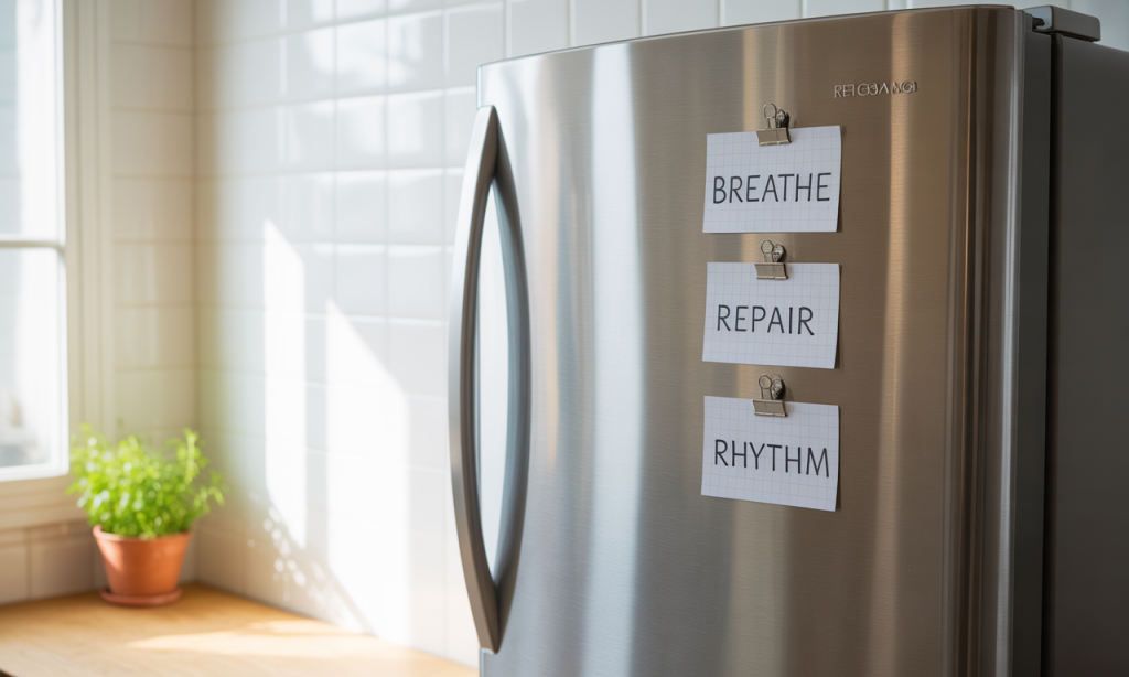 stack of off screen habits that reinforce retrain your feed choices in daily life