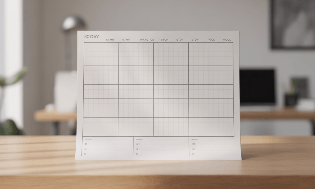 Month-long planner that installs an insight to action marriage routine.