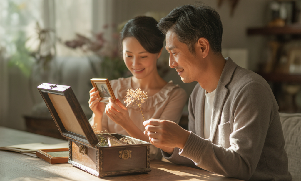 Choosing anchor objects that trigger love through simple, meaningful memories.