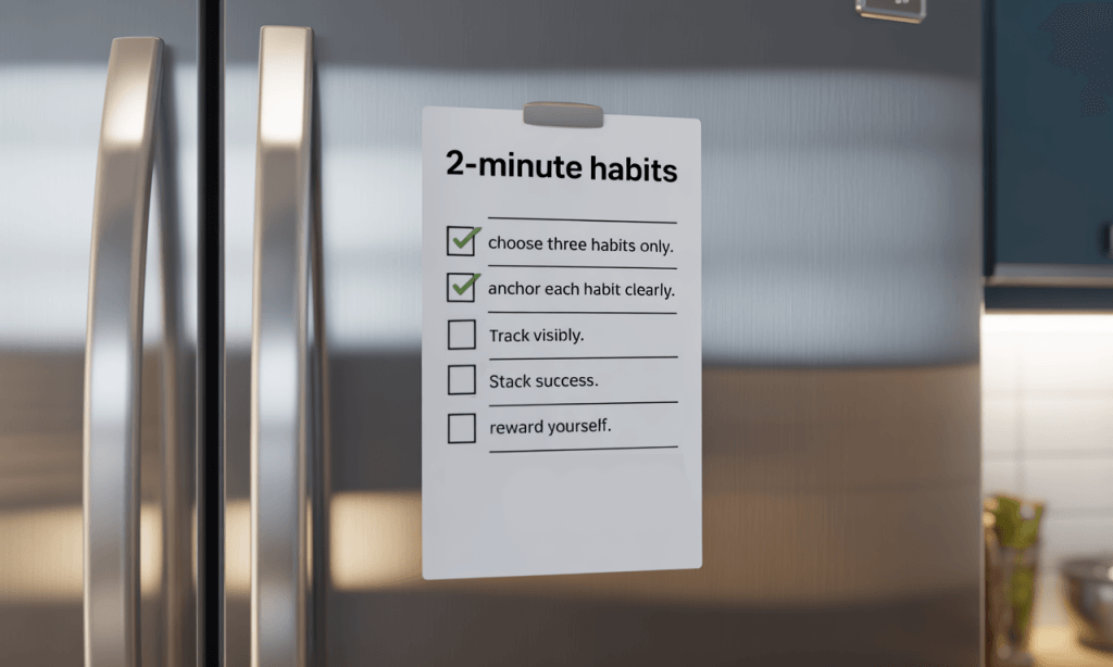 Checklist of daily tiny habits that build consistency and raise marriage standards.