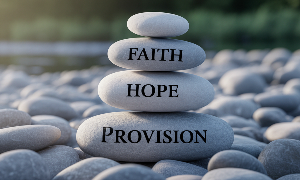 Faithful remembering as a biblical practice using stones of remembrance to recall God’s faithfulness.