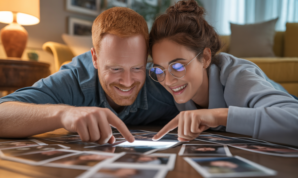 Couple learning why future-visualization backfires and using past memories to rebuild hope.