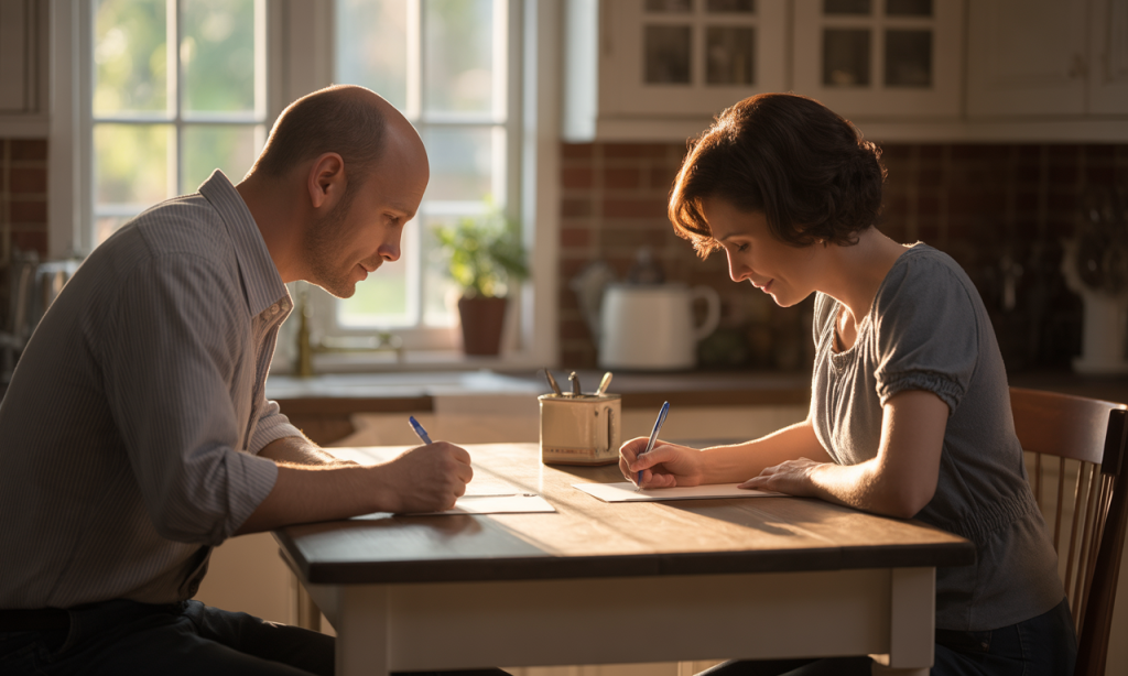 Couples practicing the 7-day ordinary joy audit to improve emotional tone at home.