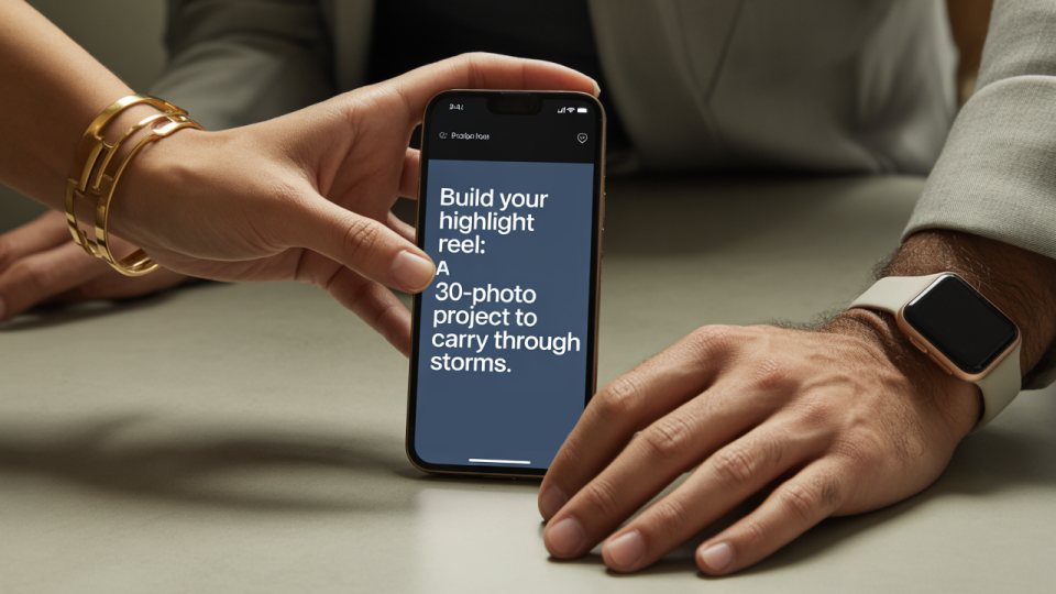 Build Your Highlight Reel: A 30-Photo Project to Carry You Through Storms Build Your Highlight Reel: A 30-Photo Project to Carry You Through Storms
