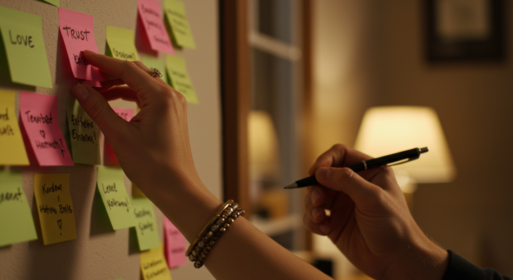 Identifying values from your origin story strengthens your bond today.