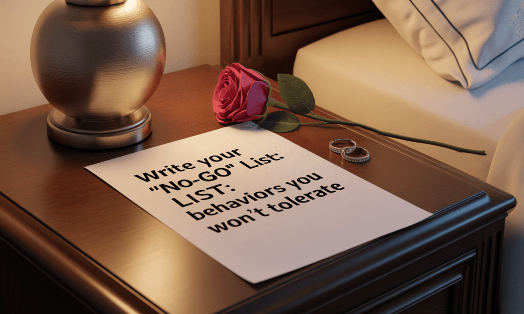 Write Your “No-Go” List: Behaviors You Won’t Tolerate (and What You’ll Do Instead)