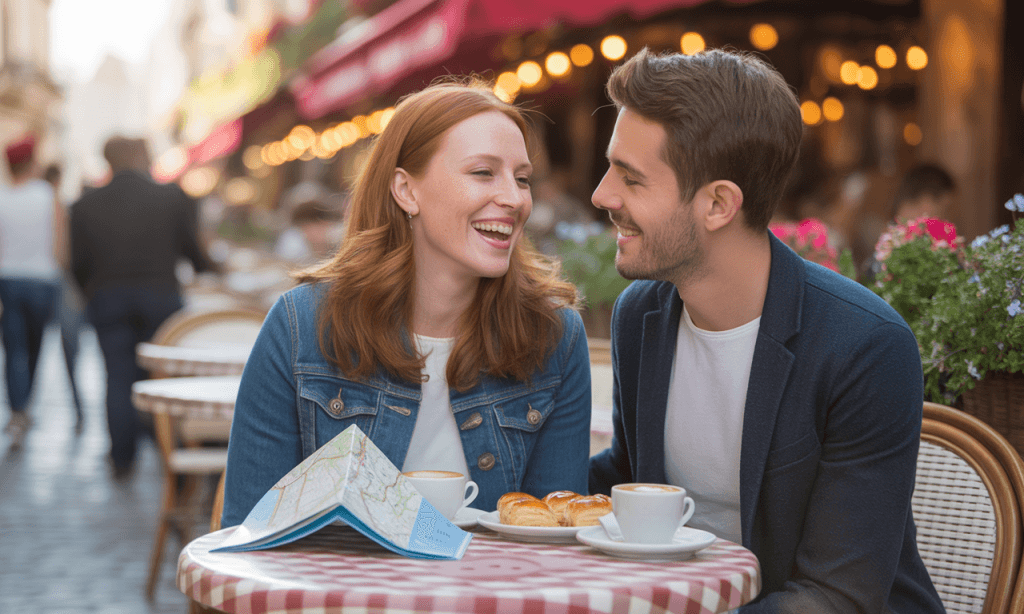 Micro-Adventures, Major Signals moment as a couple explores a new café together