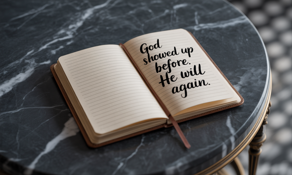 Remembering God’s consistent faithfulness builds hope through recognizable patterns.