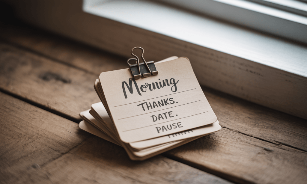 Short conversation cards keep the Momentum > Motivation streak easy to start and easy to repeat