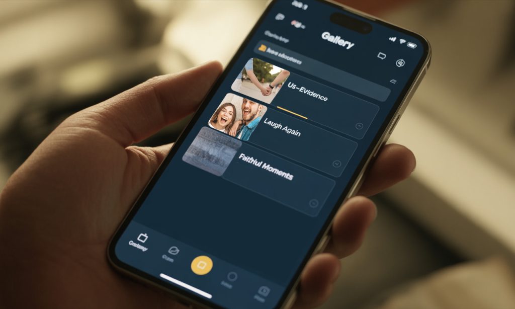 Memory Bank helps couples recall real moments when future-visualization backfires.