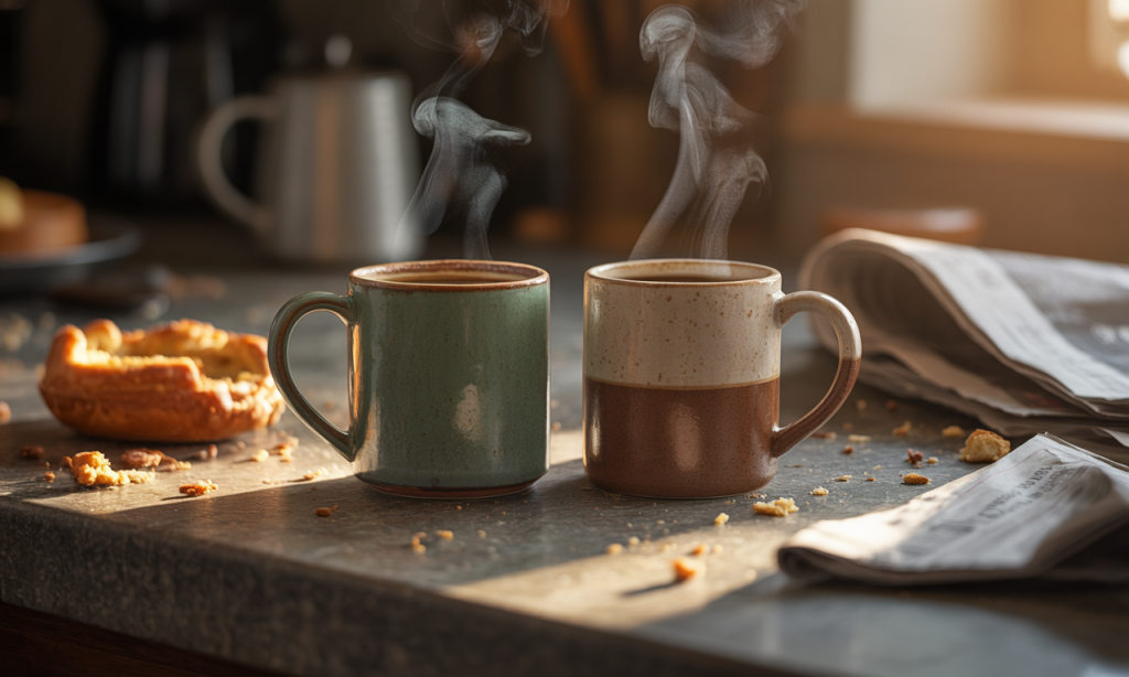 Everyday signs of love and normalcy as proof of life in a marriage that feels distant.