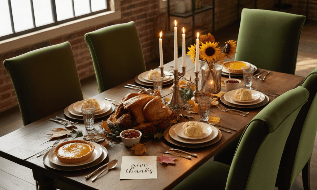 holiday dinner table blending faith and family traditions peacefully