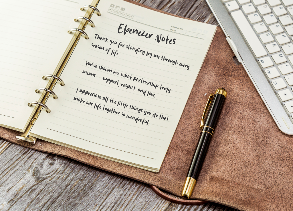 Monthly “God Has Helped Us” list helps couples remember God’s goodness in marriage.