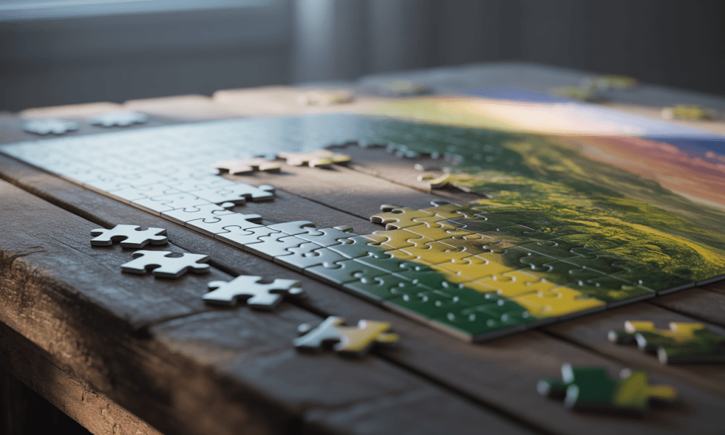 puzzle missing pieces representing how couples never see the full picture in marriage