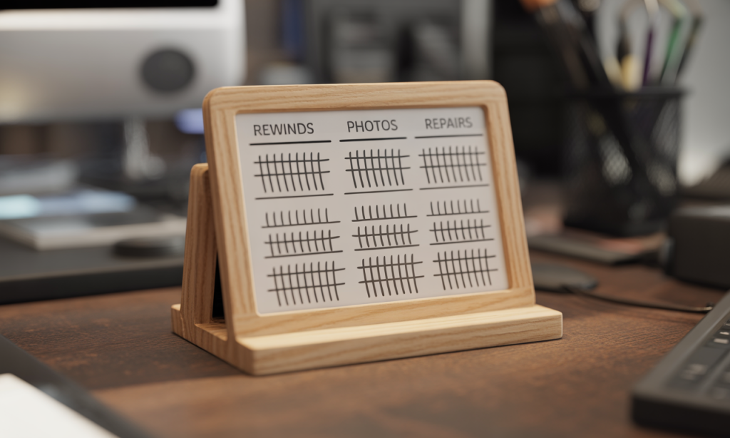 Track micro-metrics to build momentum without relying on future-visualization.