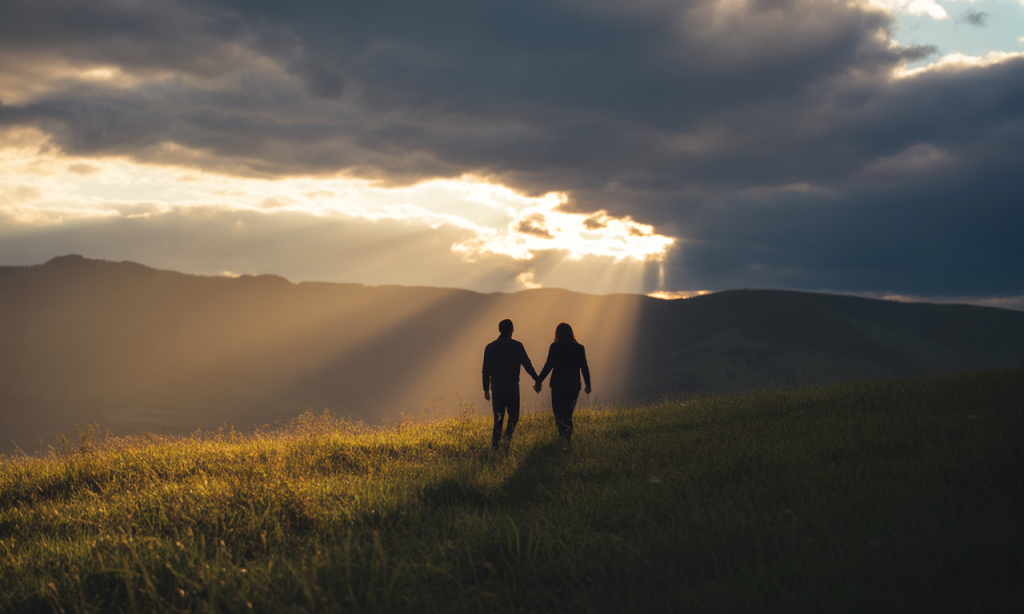 Faith-based proof of life showing God’s grace sustaining a couple through difficulty.