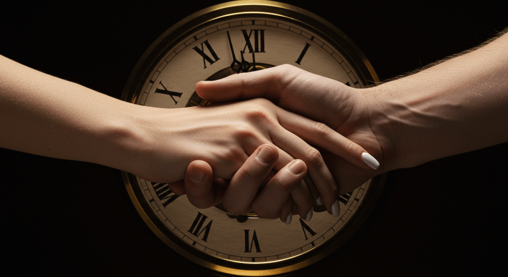 Illustration of a 24-hour window symbolizing timely repair in marriage before emotional distance grows.