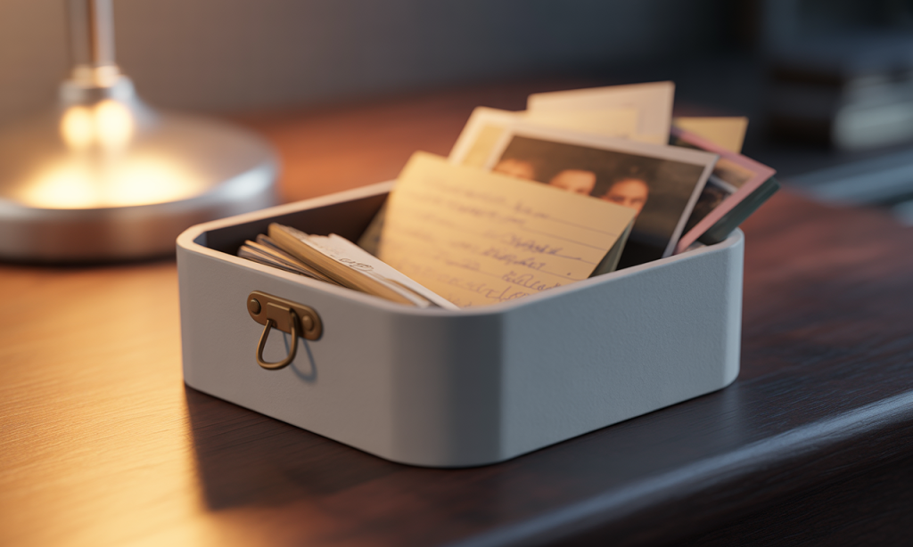 Everyday acts of love collected as tangible evidence of connection in marriage.