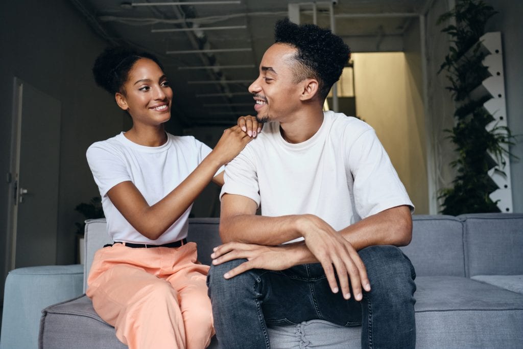 Couple practicing honesty as a daily tiny habit that keeps communication standards high.