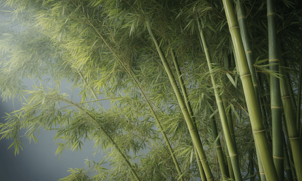 Bamboo bending in wind representing strength balanced with flexibility in forgiveness.