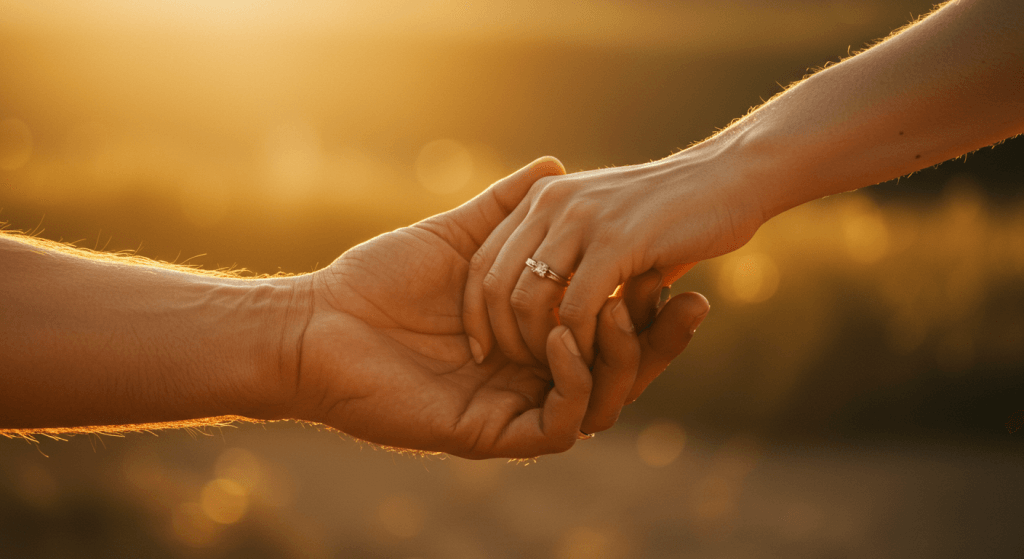 Letting go of control to create space for emotional connection.