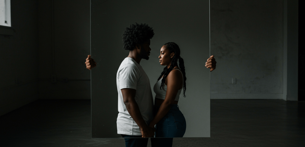 Awareness in marriage as the mirror reflecting shared patterns.